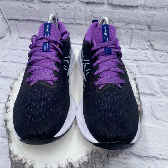 Asics Womens Gel-Excite 10 1012B418 Black Purple Running Shoes Sneakers Size 8 - Picture 3 of 12